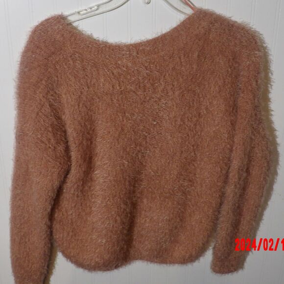 Pink Rose‎ Sweater Womens Med New - Picture 2 of 3
